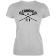 thumbnail image 1 of Lacrosse Crosse Fit Juniors Soft T Shirt Heather SM, 1 of 1