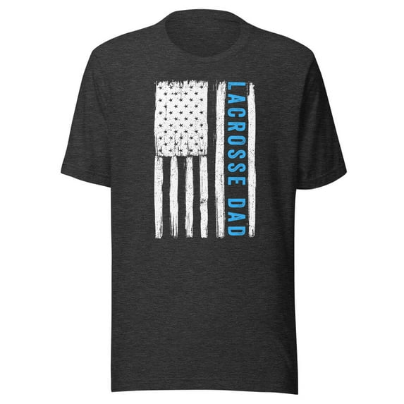 Lacrosse Dad Shirt, Unisex, Lacrosse Shirt, Lacrosse Gifts, Funny Lacrosse Dad, Lacrosse Goalie, Funny Sports Shirt, Mens Lacrosse Apparel (Dark Grey Heather, 3XL)
