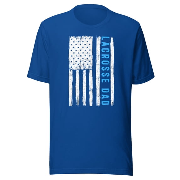 Lacrosse Dad Shirt, Unisex, Lacrosse Shirt, Lacrosse Gifts, Funny Lacrosse Dad, Lacrosse Goalie, Funny Sports Shirt, Mens Lacrosse Apparel (True Royal, M)