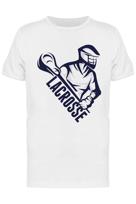 Lacrosse Design T-Shirt Men -Image by Shutterstock, Male XX-Large