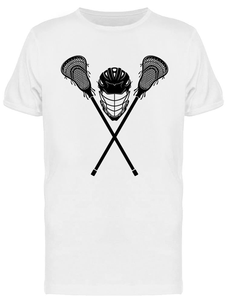 Lacrosse Equipment Front View TShirt Men Image by Shutterstock, Male