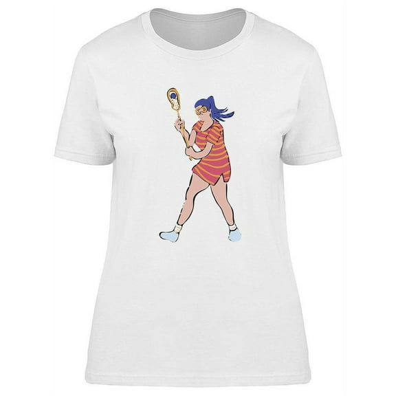 Lacrosse Female T-Shirt Women -Image by Shutterstock, Female Large