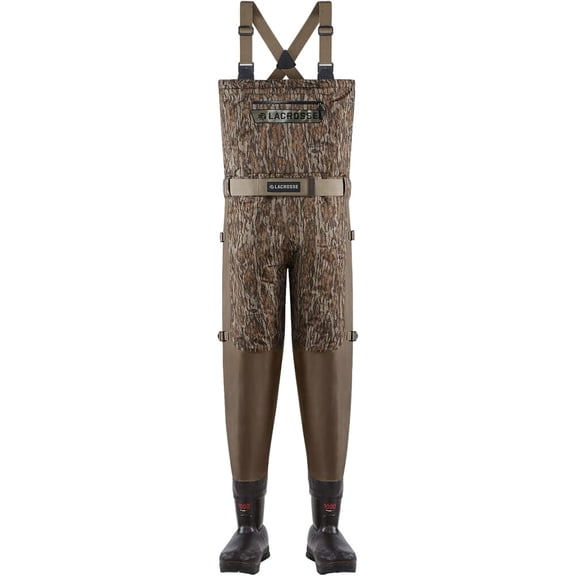 Lacrosse Alpha Swampfox Breathable Wader, Mossy Oak Bottomland, 1000g, Size 14 King (700087-14-King)