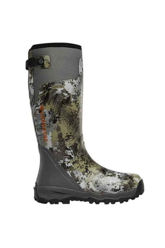 Alphaburly Pro 18" Optifade Marsh Hunting Boot, Scent-Free Rubber, EVA Midsole, Waterproof, Slip-On, Brown, Size 6 (376010-06)
