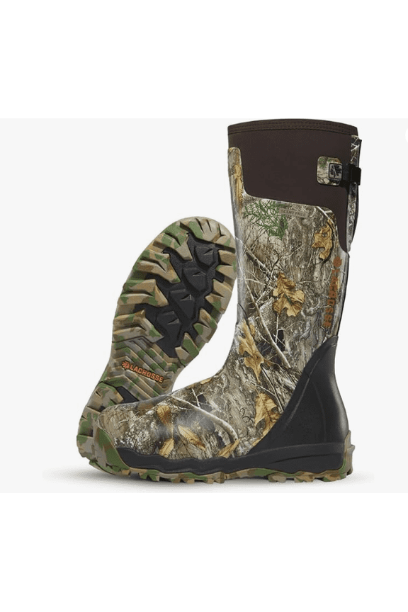 Alphaburly Pro 18" Realtree Edge Hunting Boots, 400G Thinsulate, Waterproof, Slip-On, Size 10 (376024-10)