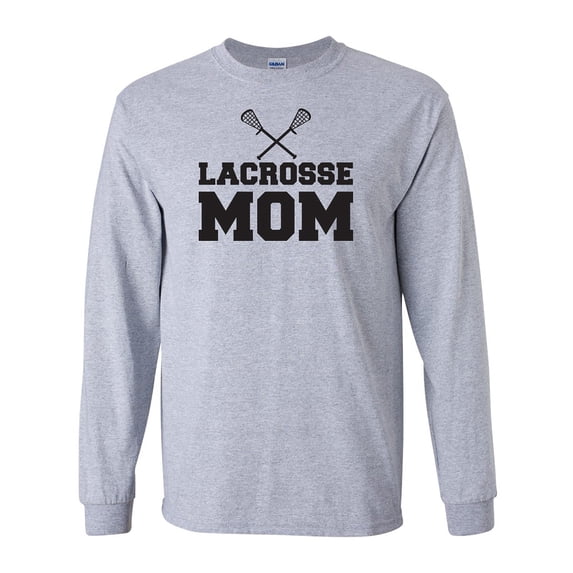 Lacrosse Mom Adult Long Sleeve T-shirt