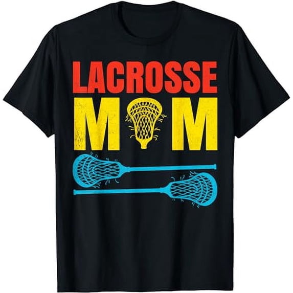 Lacrosse Mom Retro Style Vintage Lacrosse Player T-Shirt