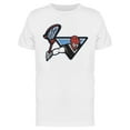 thumbnail image 1 of Lacrosse Player Holding A Crosse T-Shirt Men -Image by Shutterstock, Male x-Large, 1 of 2
