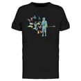 thumbnail image 1 of Lacrosse Player With Thiangles T-Shirt Men -Image by Shutterstock, Male XX-Large, 1 of 2