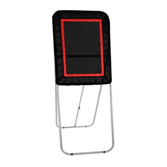 Lacrosse Rebounder 3x4 Ft - Bounce Back Net for Baseball, Softball, Volleyball Training - Adjustable Angle Pitchback Return Screen - Black