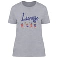 thumbnail image 1 of Lacrosse Retro Players T-Shirt Women -Image by Shutterstock, Female x-Large, 1 of 2