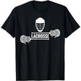 thumbnail image 1 of Lacrosse Sports Lover Lacrosse Sticks Tee T-Shirt, 1 of 5