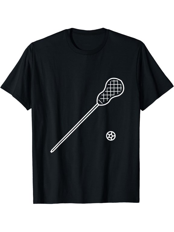 Lacrosse Stick And Ball Retro Sport Goalie Boys Girls Gift T-Shirt