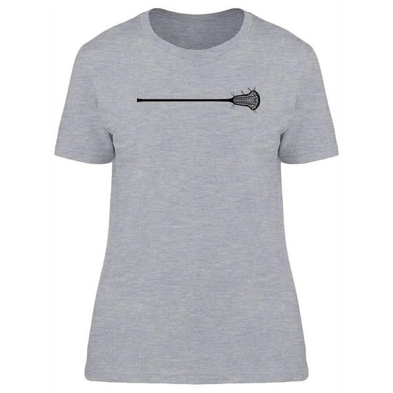 Lacrosse Stick Sketch T-Shirt Women -Image by Shutterstock, Female Medium