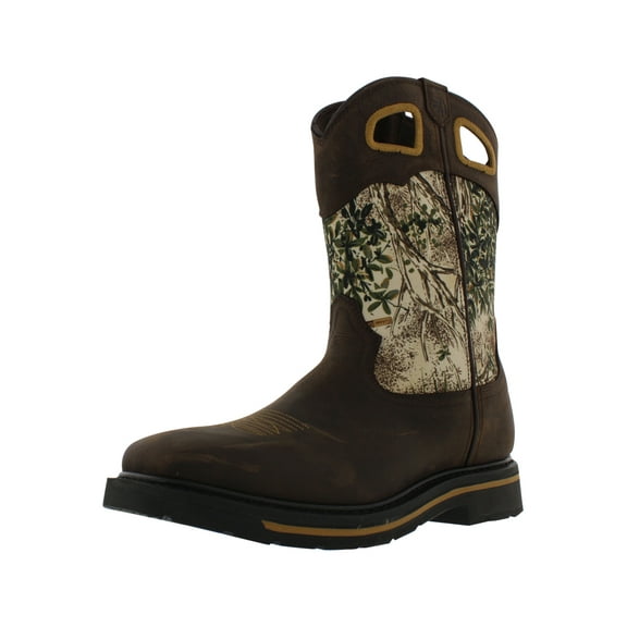 Lacrosse Tallgrass Boots Mens Boots Size 7, Color: Chocolate/Of-White-Green Print