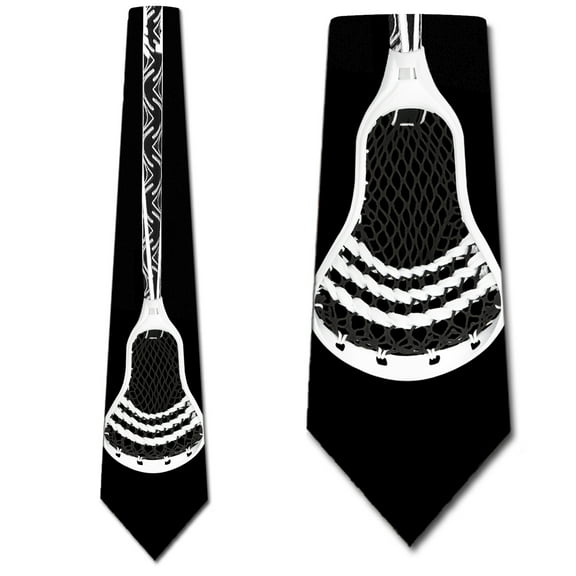 Lacrosse Ties Mens Sports Necktie Sports Accessories by Three Rooker