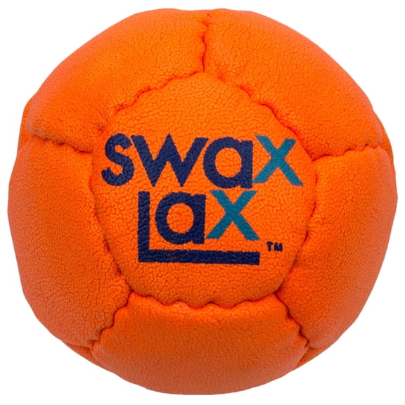 Lacrosse Training Ball for Indoor Outdoor Practice, Low Bounce Soft Bean Bag Design, Safer Catch Learning, OfficialLacrosse Partner, Orange