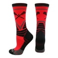 thumbnail image 1 of Lacrosse Victory Crew Socks (Red/Black/Graphite, Medium), 1 of 2