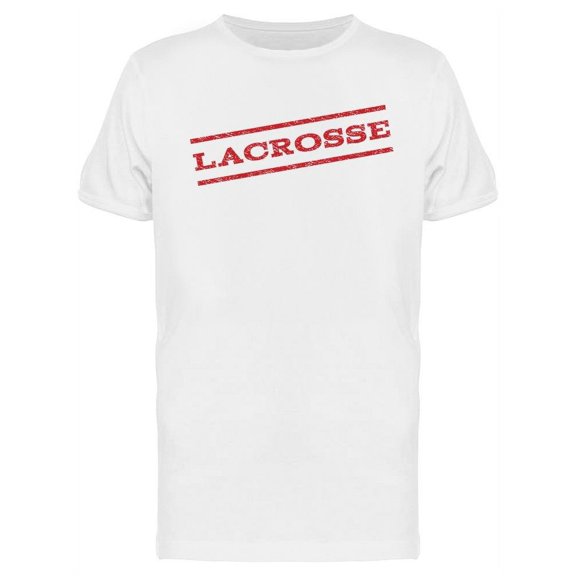 Lacrosse Watermark T-Shirt Men -Image by Shutterstock, Male Large