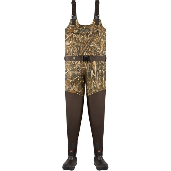 Lacrosse Wetlands Insulated Wader, Realtree Max-5, 1600g, Size 9 Stout, Waterproof Hunting Waders (736121-09-Stout)