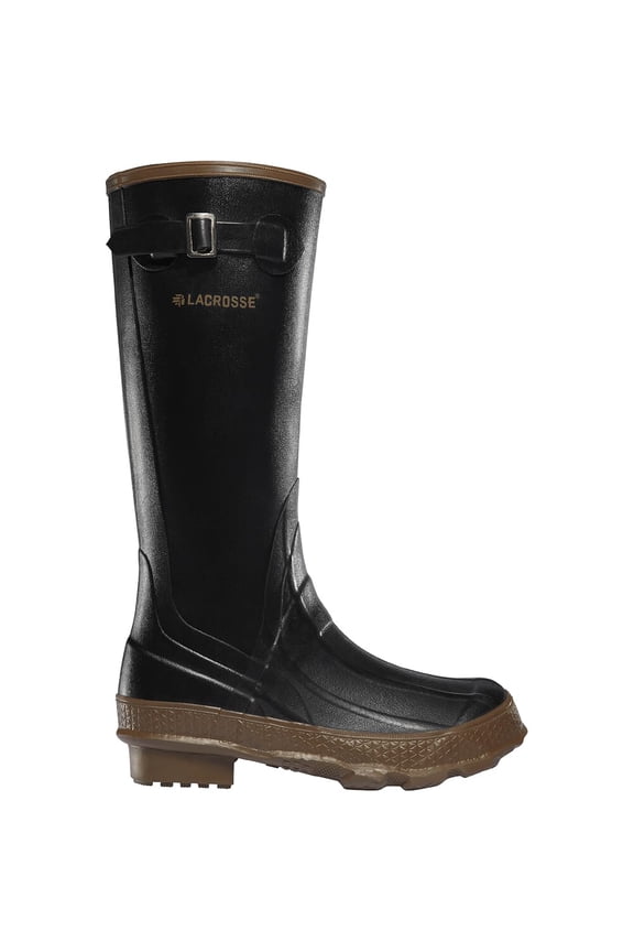 Women's Grange 14" Black/Tan Boots, Size 11, Durable Waterproof Design (631129-11)