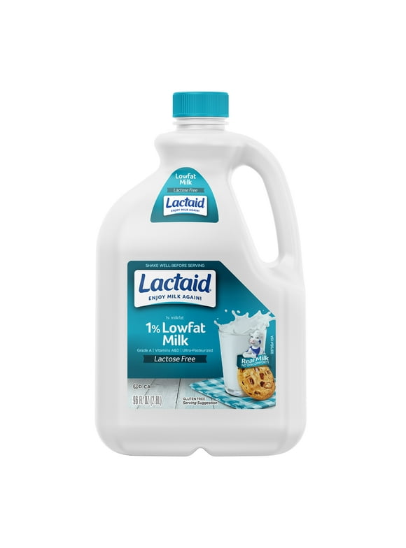 Lactaid 100% Lactose Free 1% Lowfat Milk, 96.0 FL OZ