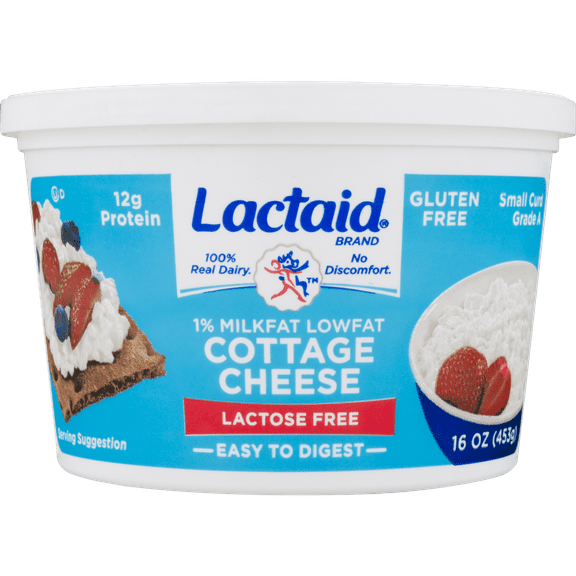 Lactaid Lactose Free Low-Fat Cottage Cheese, 16 Oz.