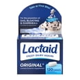 thumbnail image 1 of Lactaid Original Strength 9000 FCC Lactase Enzyme Caplets, Lactose Intolerance, 120 Count, 1 of 10
