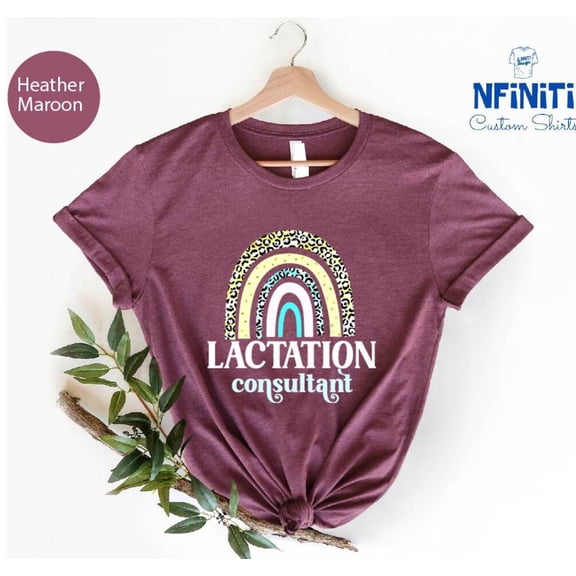 Lactation Consultant Rainbow Shirt: Educator Support Tee TSHIRT All Size S-5XL