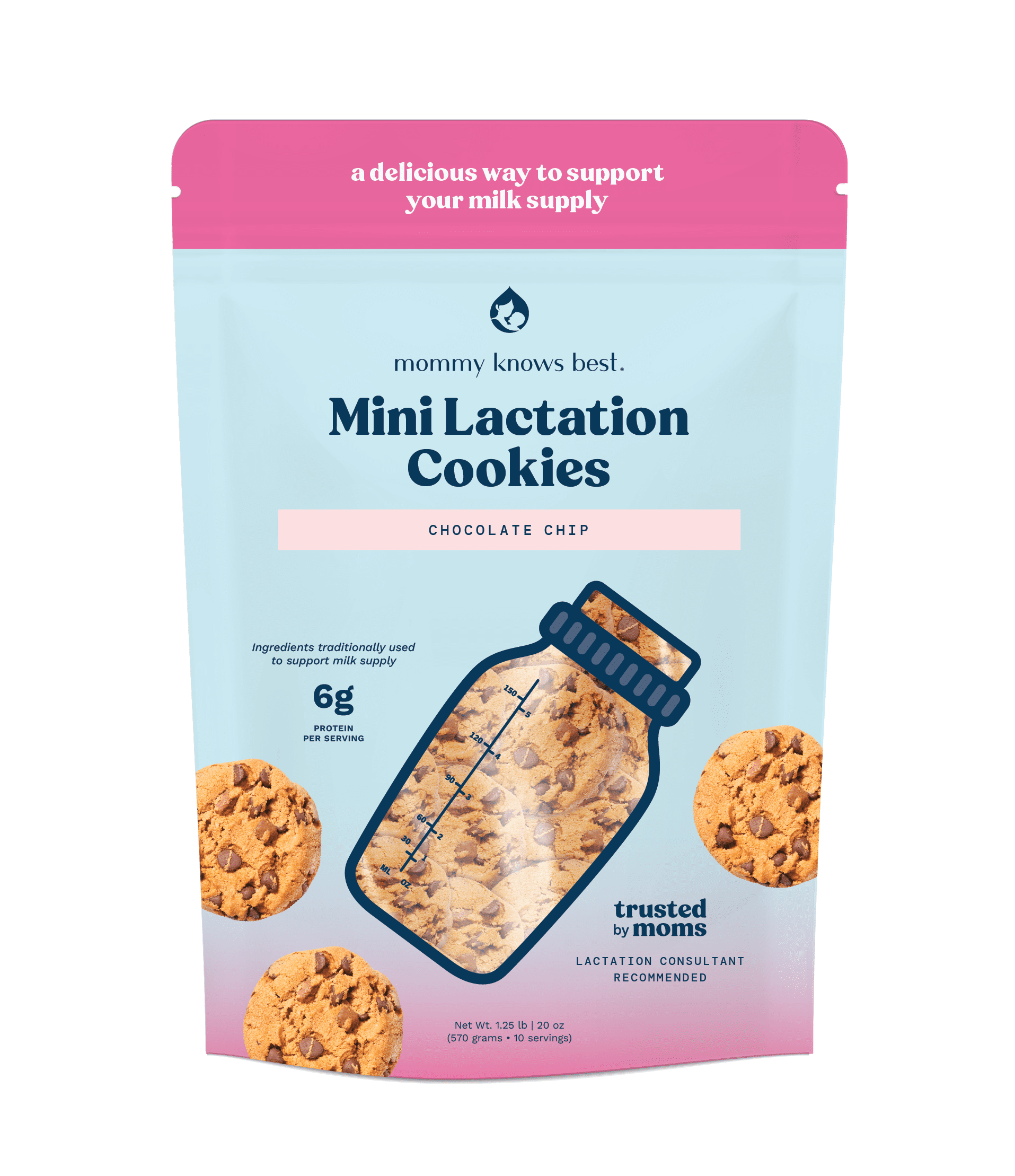 Lactation Cookies Breastfeeding Supplement Chocolate Chip Support