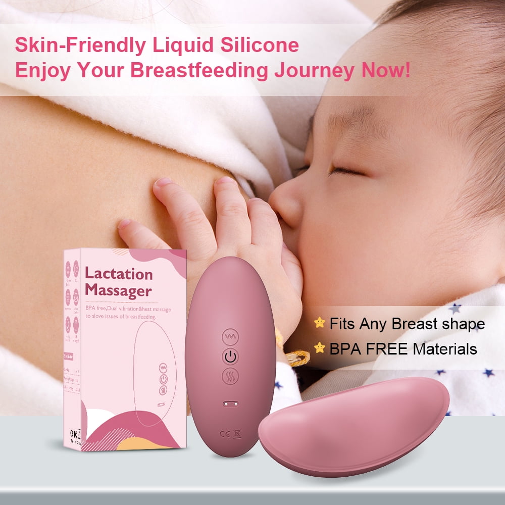 Warming Lactation Massager Breastfeeding Heat & Vibration Support Soft  Breast Massager For Improved Postpartum Milk Flow - Breast Pump Accessories  - AliExpress