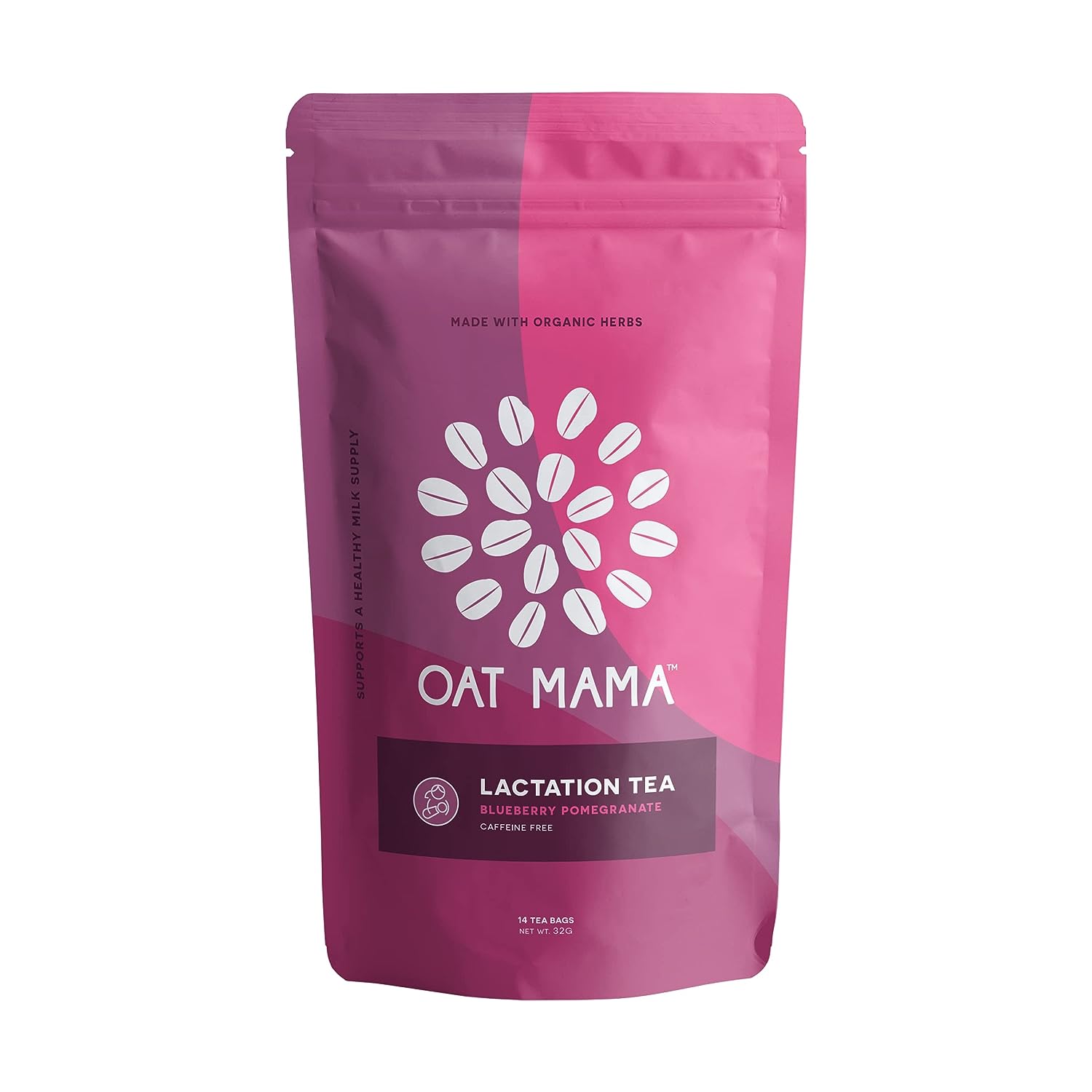 Lactation Tea Blueberry Pomegranate, Organic Herbs to Help Increase