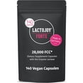 thumbnail image 1 of LactoJoy Forte 28,000 FCC - Lactase Capsules with Sustained Enzyme Activity for Up to 6 Hours - 140 Vegan Capsules Refill Pack - Fast-Acting Long-Lasting Lactase - No Additives - Made in Germany, 1 of 9