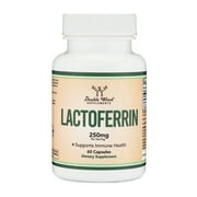 Lactoferrin Supplement, Supports Gut Health, 250mg Per Serving, Double Wood Supplements