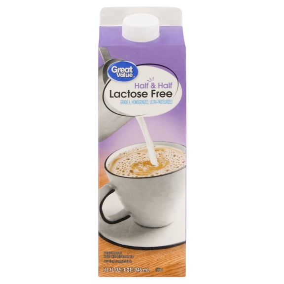 Great Value Lactose Free Half and Half, 32 fl oz