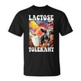 thumbnail image 1 of Lactose Tolerant Meme T-Shirt Funny Dairy Lover Humor Tee Milk Cheese Fan Gift Shirt for Men Women Foodie Joke Casual Wear, 1 of 3