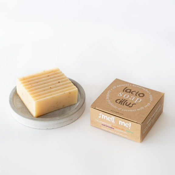 Elemental Wellness,Lactosoapcillus Probiotic Soap, Natural Bar Soap for Hand & Body-Frankincense, Tea Tree + Lavender Soap, Vegan and Plant Based Soap - Natural Ingredients, No Artificial Fragrance