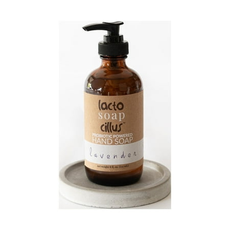 Probiotic Liquid Hand Soap – Natural Moisturizing Formula with Lavender, Vegan, Palm Oil Free, 8 fl oz