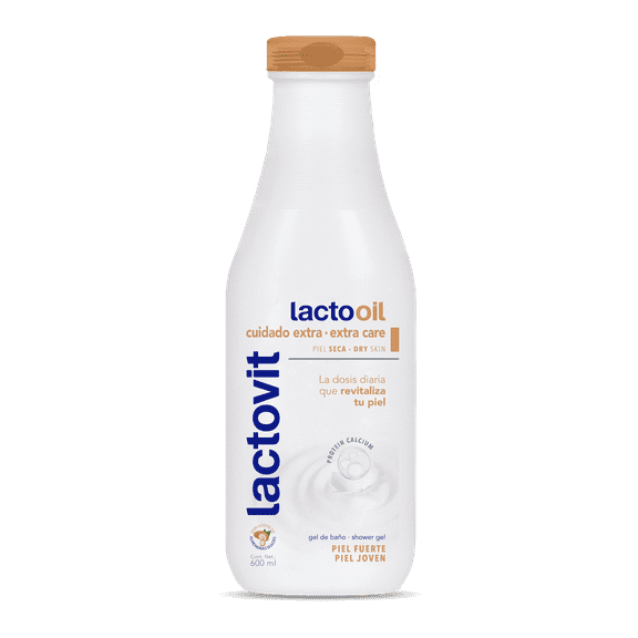 Lactovit Lactooil Shower Gel, Dry Skin, Unisex, Adult, 600 ml