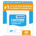 thumbnail image 1 of Lactrase Tablet Dispenser – #1 Lactase Brand in German Pharmacies – Extra Strength 18,000 FCC Lactase Units – 40 Fast-Acting Pills for Lactose Intolerance – Enjoy Dairy Again, 1 of 9