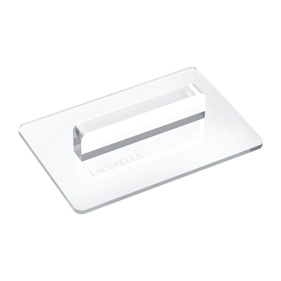 Lacupella Acrylic Plastic Fondant Smoother Rectangle Shape with Handle