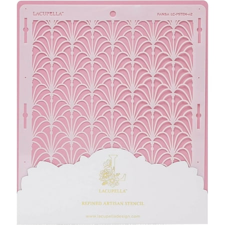 Lacupella Cake Stencil FANSA - Fan Art Deco Pattern
