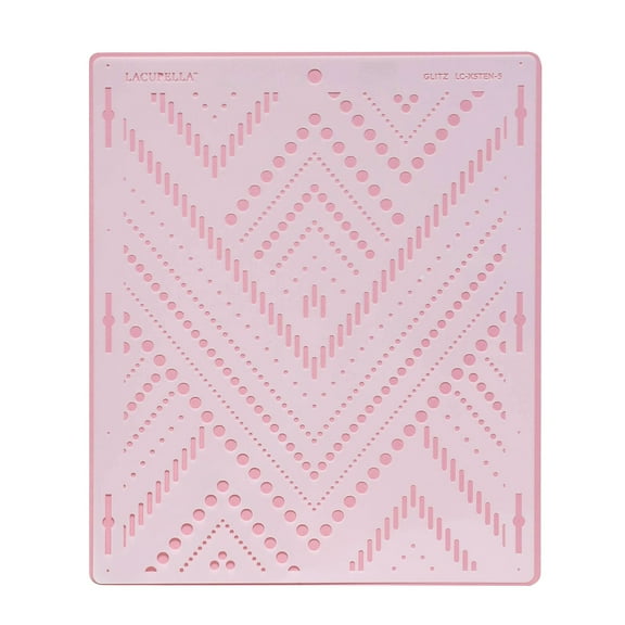 Lacupella Holiday Glamor New Year Cake Decorating Stencil GLITZ