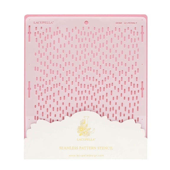 Lacupella REINE Cake Baking Stencil Random Dots Pattern