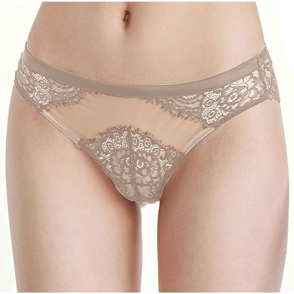 Asgosdo Lacy Panties for Women Lace Panties Underwear Mid Rise Underpants