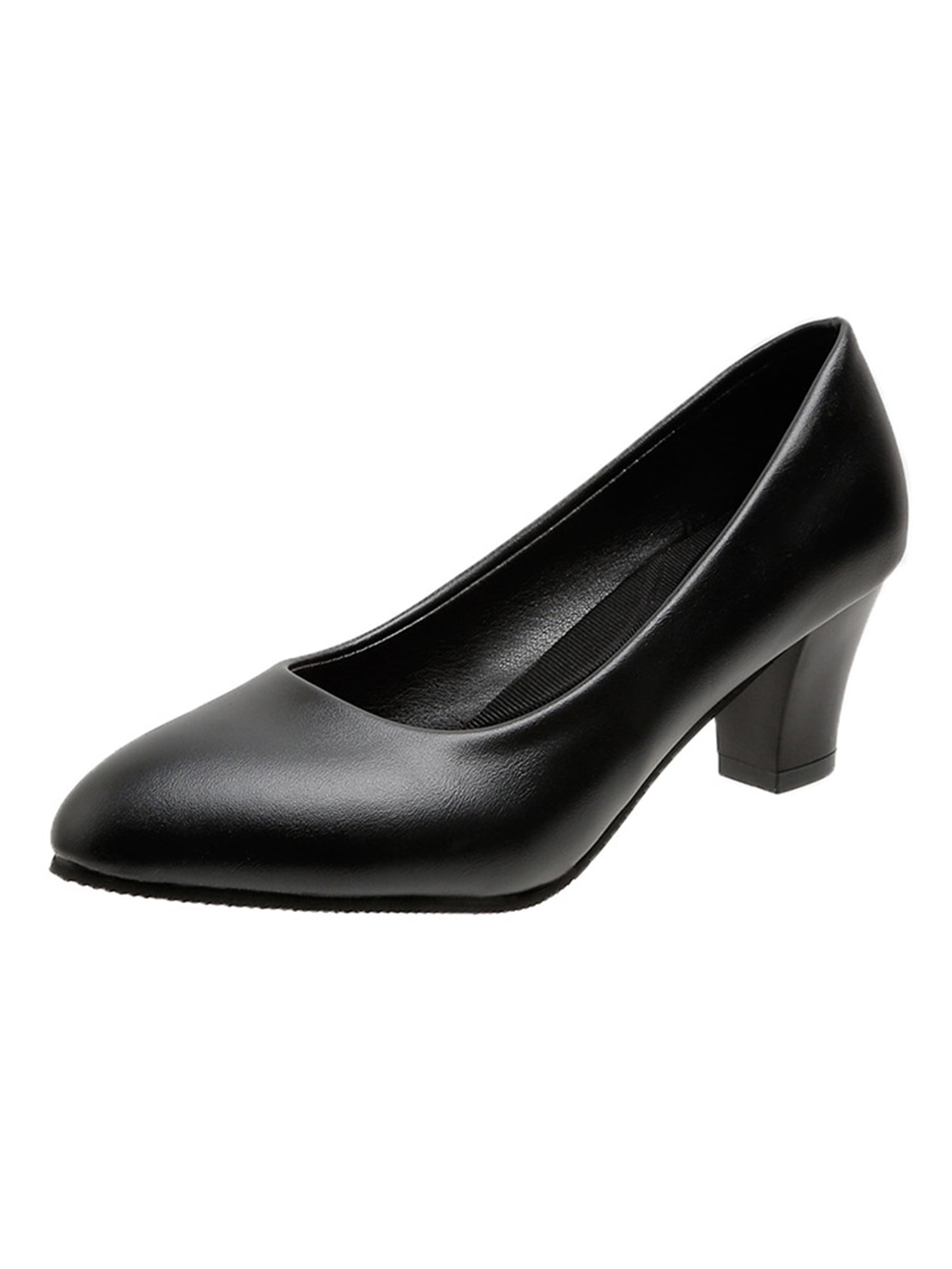 ladies black dress shoes