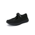 thumbnail image 1 of Lacyhop Women's Slip on Loafers Lightweight Low-Top Magic Tape Flat Mesh Cloth Casual Shoes, 1 of 3