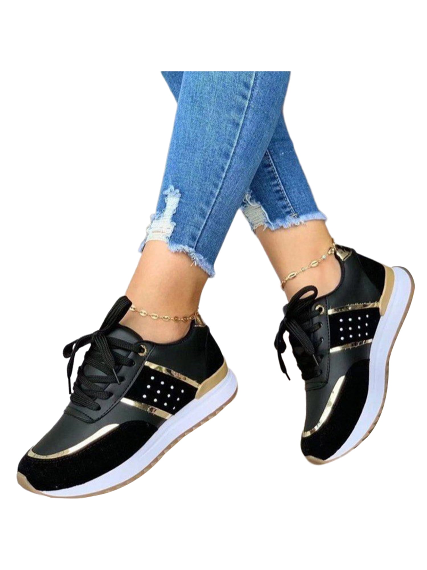 What is New Trend Ladies Walking Lace-up Sneaker Shoes for Ladies