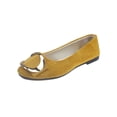 thumbnail image 1 of Lacyhop Womens Flat Shoes Comfort Casual Shoe Slip On Flats Formal Lightweight Pumps Breathable Square Toe Apricot Yellow 8, 1 of 4