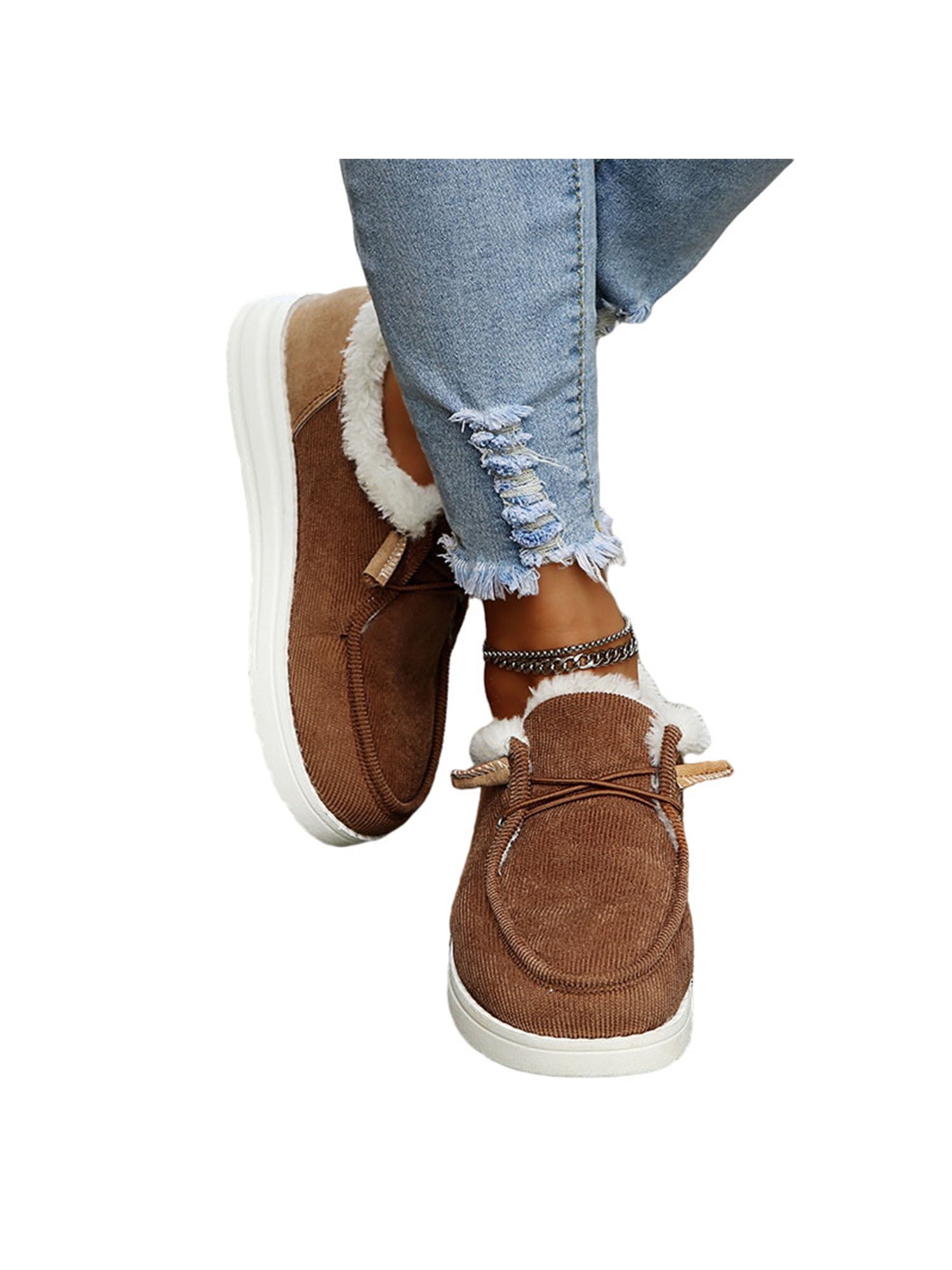 Women's Canvas Slip-On Loafers: Casual, Comfortable, Zambia Ubuy - Main Image